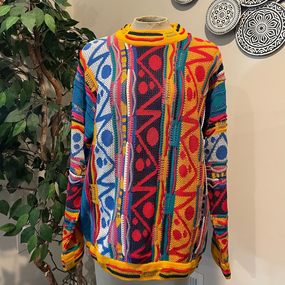 Colorful Geometric Coogi Sweater